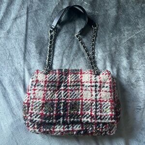 Crossbody/shoulder plaid purse by Parfois